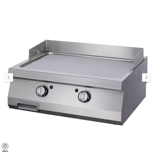  Βαρέων καθηκόντων σχάρα ομαλή - ηλεκτρική - διπλή μονάδα - 70cm βαθιά